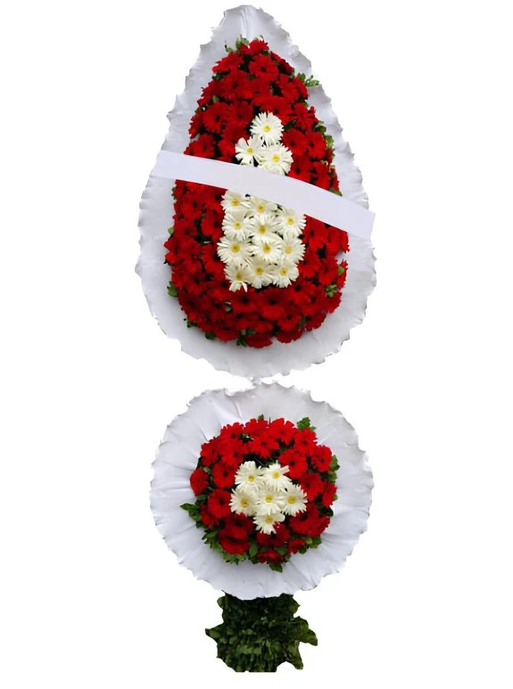 2 Katlı Düğün Çiçeği Çelenk